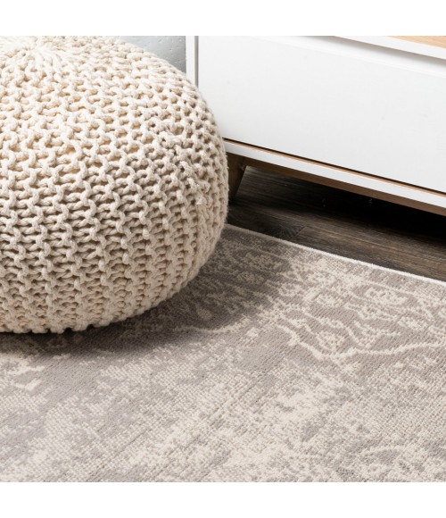 MODERN PERSIAN Area Rug Alhambra Ornate Medallion Modern Ivory 8 ft. x 10 ft. Area Rug