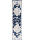 MODERN PERSIAN Area Rug Alhambra Ornate Medallion Modern Ivory/Navy 2 ft. x 10 ft. Runner Rug