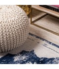 MODERN PERSIAN Area Rug Alhambra Ornate Medallion Modern Ivory/Navy 2 ft. x 10 ft. Runner Rug