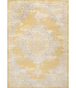 Jonathany Modern Persian MDP400G Yellow/Cream Area Rug 5 ft. 3 in. X 7 ft. 7 in. Rectangle