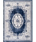 MODERN PERSIAN Area Rug Rosalia Cottage Medallion Ivory/Navy 3 ft. x 5 ft. Area Rug