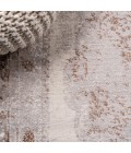 MODERN PERSIAN Area Rug Rosalia Cottage Medallion Brown/Cream 8 ft. x 10 ft. Area Rug