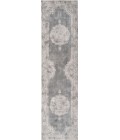 MODERN PERSIAN Area Rug Rosalia Cottage Medallion Gray/Dark Gray 2 ft. x 10 ft. Runner Rug