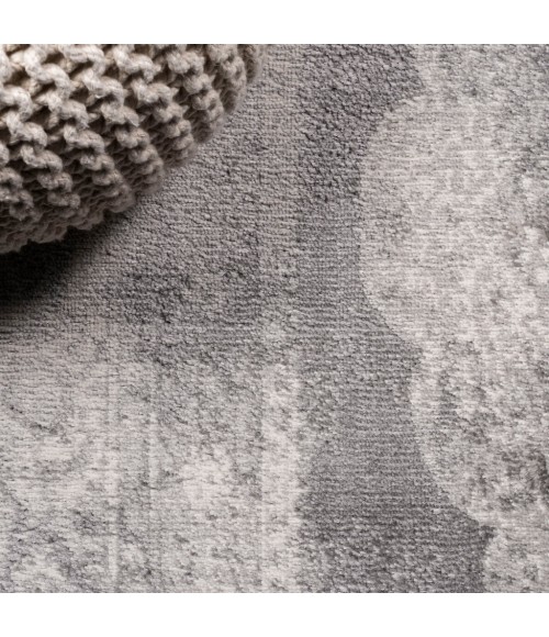 MODERN PERSIAN Area Rug Rosalia Cottage Medallion Gray/Dark Gray 2 ft. x 10 ft. Runner Rug