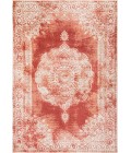 MODERN PERSIAN Area Rug Rosalia Cottage Medallion Peach/Ivory 4 ft. x 6 ft. Area Rug