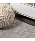 MODERN PERSIAN Area Rug Roma Ornate Geometric Tile Gray 2 ft. x 8 ft. Runner Rug