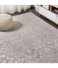 Roma Ornate Geometric Tile Gray 3 ft. x 5 ft. Area Rug