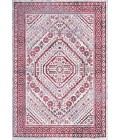 MODERN PERSIAN Area Rug Boho Cottage Medallion Red/Ivory 3 ft. x 5 ft. Area Rug