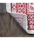 MODERN PERSIAN Area Rug Boho Cottage Medallion Red/Ivory 3 ft. x 5 ft. Area Rug