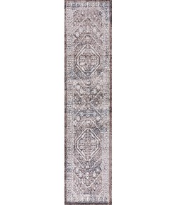 Jonathany Modern Persian MDP501B Brown/Ivory Area Rug 2 ft. X 8 ft. Runner