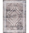 MODERN PERSIAN Area Rug Boho Cottage Medallion Brown/Ivory 5 ft. x 8 ft. Area Rug