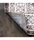 MODERN PERSIAN Area Rug Boho Cottage Medallion Brown/Ivory 5 ft. x 8 ft. Area Rug