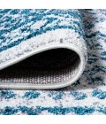 Boho Cottage Medallion Blue/White 3 ft. x 5 ft. Area Rug