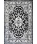 Palmette Modern Persian Floral Cream/Gray/Black 3 ft. x 5 ft. Area Rug