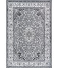 Palmette Modern Persian Floral Gray/Cream 5 ft. x 8 ft. Area Rug