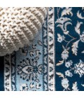 MODERN PERSIAN Area Rug Palmette Modern Persian Floral Navy/Blue 3 ft. x 5 ft. Area Rug