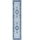 MODERN PERSIAN Area Rug Palmette Modern Persian Floral Blue/Navy 2 ft. x 10 ft. Runner Rug