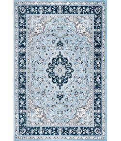 Jonathany Modern Persian MDP503E Blue/Navy Area Rug 4 ft. X 6 ft. Rectangle