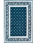 Acanthus French Border Navy/Blue 3 ft. x 5 ft. Area Rug