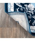 Acanthus French Border Navy/Blue 3 ft. x 5 ft. Area Rug