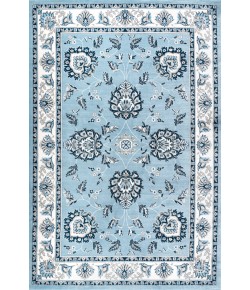 Jonathany Modern Persian MDP505A Blue/Cream Area Rug 4 ft. X 6 ft. Rectangle