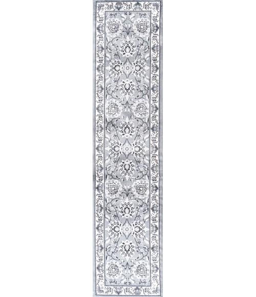 Cherie French Cottage Gray/Cream 2 ft. x 10 ft. Runner Rug