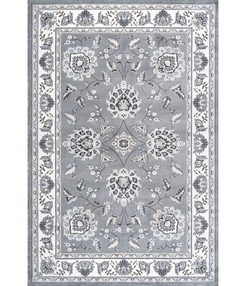 MODERN PERSIAN Area Rug Cherie French Cottage Gray/Cream 4 ft. x 6 ft. Area Rug