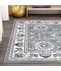MODERN PERSIAN Area Rug Cherie French Cottage Gray/Cream 4 ft. x 6 ft. Area Rug