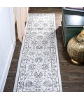 MODERN PERSIAN Area Rug Cherie French Cottage Light Gray/Cream 2 ft. x 10 ft. Runner Rug