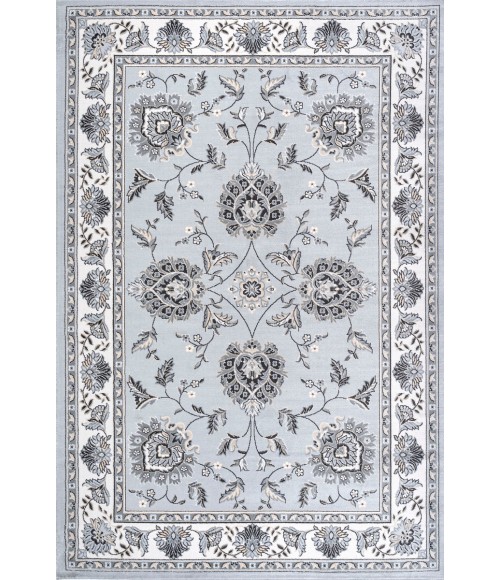 MODERN PERSIAN Area Rug Cherie French Cottage Light Gray/Cream 4 ft. x 6 ft. Area Rug