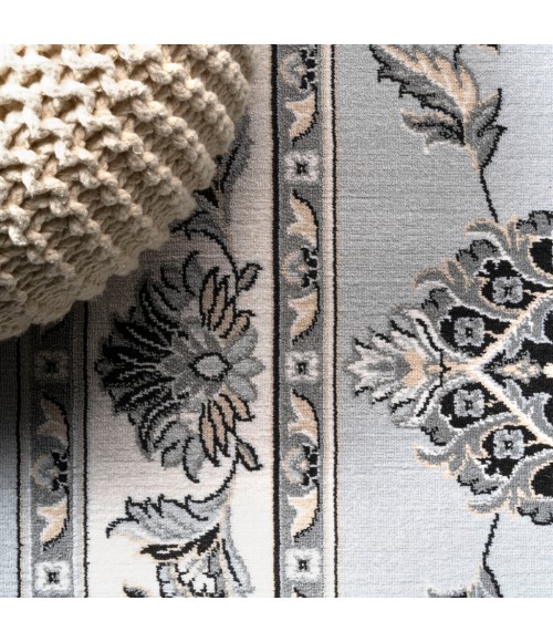 MODERN PERSIAN Area Rug Cherie French Cottage Light Gray/Cream 4 ft. x 6 ft. Area Rug