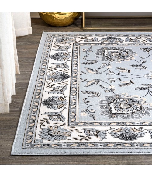 MODERN PERSIAN Area Rug Cherie French Cottage Light Gray/Cream 4 ft. x 6 ft. Area Rug