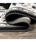 MODERN PERSIAN Area Rug Cherie French Cottage Black/Cream 2 ft. x 8 ft. Runner Rug