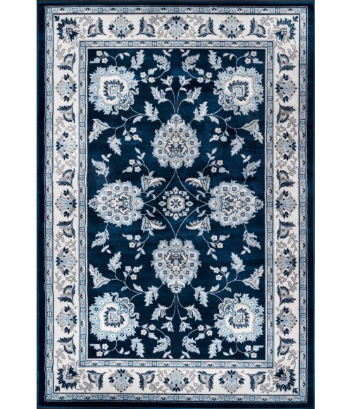 MODERN PERSIAN Area Rug Cherie French Cottage Navy/Ivory 4 ft. x 6 ft. Area Rug