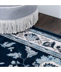 MODERN PERSIAN Area Rug Cherie French Cottage Navy/Ivory 4 ft. x 6 ft. Area Rug