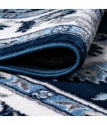 MODERN PERSIAN Area Rug Cherie French Cottage Navy/Ivory 2 ft. x 8 ft. Runner Rug