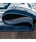 MODERN PERSIAN Area Rug Cherie French Cottage Navy/Ivory 2 ft. x 8 ft. Runner Rug