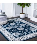 MODERN PERSIAN Area Rug Cherie French Cottage Navy/Ivory 4 ft. x 6 ft. Area Rug