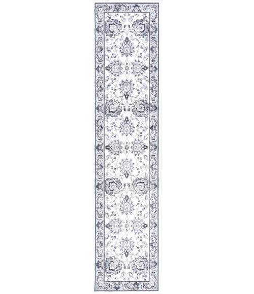 MODERN PERSIAN Area Rug Cherie French Cottage Cream/Light Gray 2 ft. x 8 ft. Runner Rug