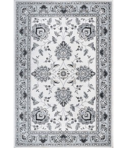Jonathany Modern Persian MDP505F Cream/Light Gray Area Rug 4 ft. X 6 ft. Rectangle