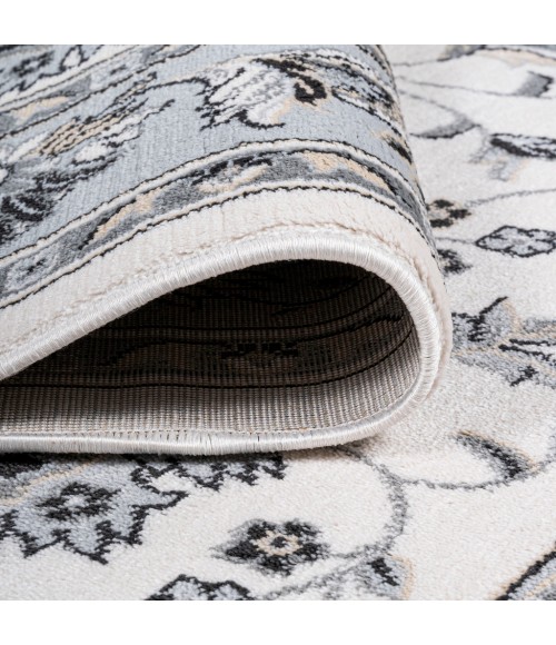 MODERN PERSIAN Area Rug Cherie French Cottage Cream/Light Gray 4 ft. x 6 ft. Area Rug