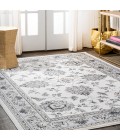 MODERN PERSIAN Area Rug Cherie French Cottage Cream/Light Gray 4 ft. x 6 ft. Area Rug