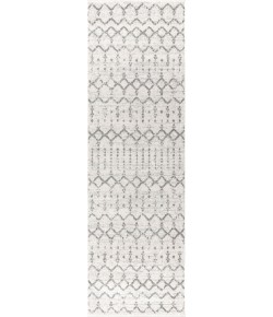 Jonathany Moroccan Hype MOH101B Cream/Gray Area Rug 2 ft. 7 in. X 16 ft. Runner