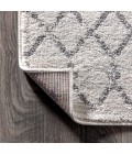 MOROCCAN HYPE Area Rug Moroccan HYPE Boho Vintage Diamond Cream/Gray 5 ft. x 8 ft. Oval Area Rug