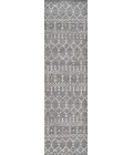 MOROCCAN HYPE Area Rug Moroccan HYPE Boho Vintage Diamond Gray/Ivory 2 ft. x 10 ft. Runner Rug