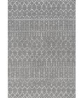MOROCCAN HYPE Area Rug Moroccan HYPE Boho Vintage Diamond Gray/Ivory 8 ft. x 10 ft. Area Rug