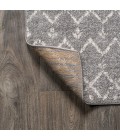 MOROCCAN HYPE Area Rug Moroccan HYPE Boho Vintage Diamond Gray/Ivory 8 ft. x 10 ft. Area Rug