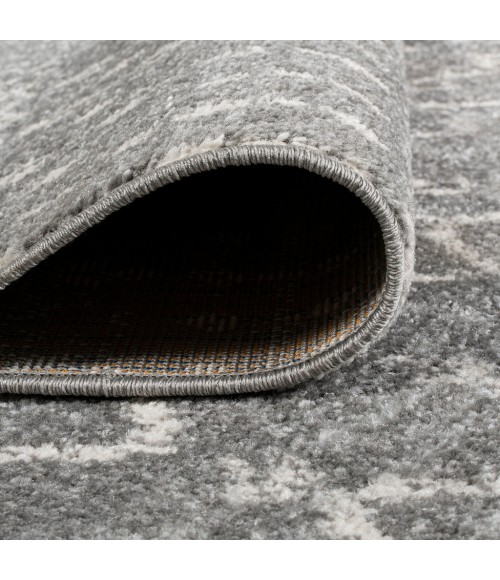 MOROCCAN HYPE Area Rug Moroccan HYPE Boho Vintage Diamond Gray/Ivory 2 ft. x 10 ft. Runner Rug