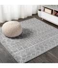 MOROCCAN HYPE Area Rug Moroccan HYPE Boho Vintage Diamond Gray/Ivory 5' Square Area Rug