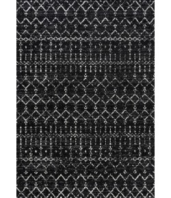Jonathany Moroccan Hype MOH101D Black/Ivory Area Rug 7 ft. 9 in. X 10 ft. Rectangle